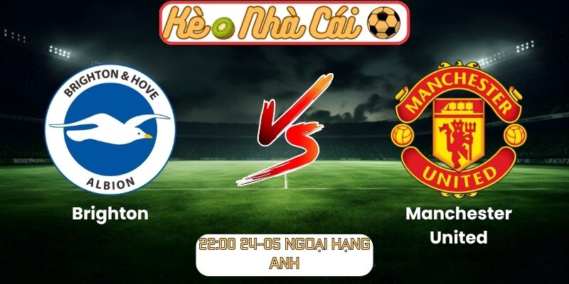 Soi kèo Brighton vs Manchester United (22:00 24-05, Ngoại hạng Anh) 2 Brighton vs Manchester United